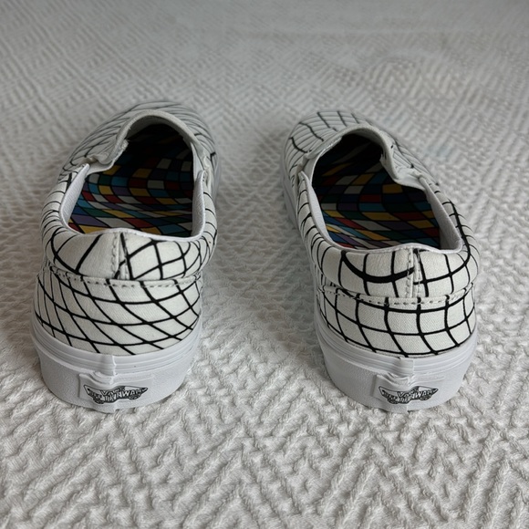 Vans U-Paint warp classic slip on shoes - Picture 5 of 8